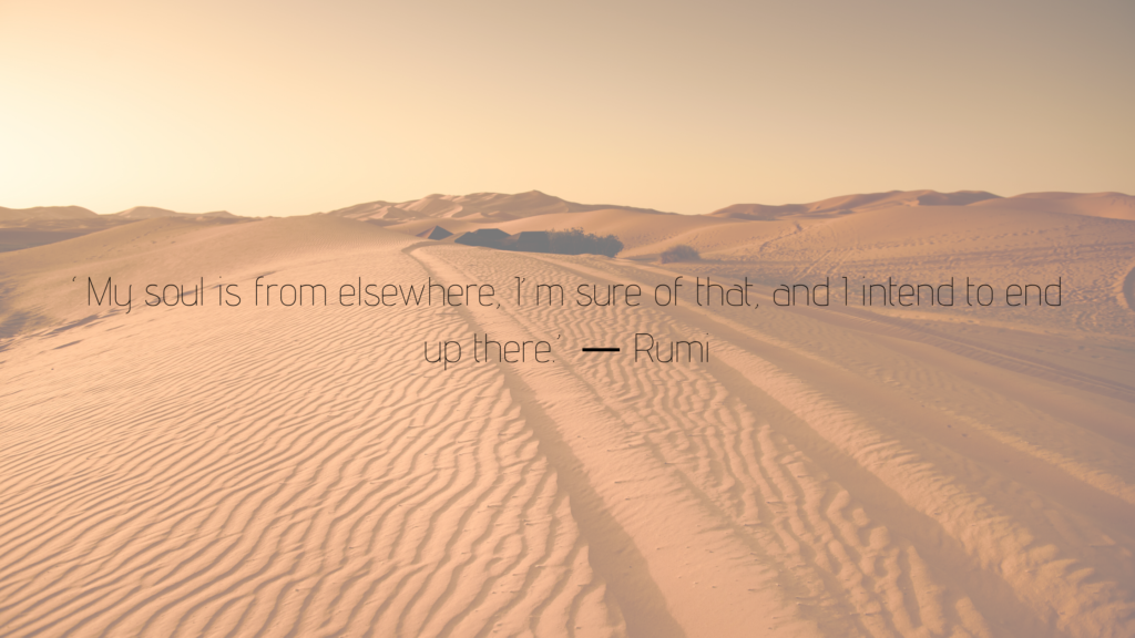 Rumi quote about travel 